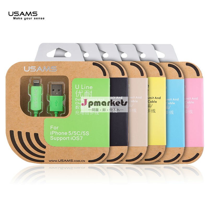 カラフルな光usams5s用usbケーブル問屋・仕入れ・卸・卸売り