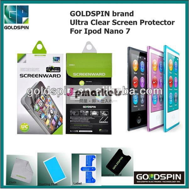 新しい2013!! 超透明なスクリーンプロテクターgoldspini podnano用7問屋・仕入れ・卸・卸売り