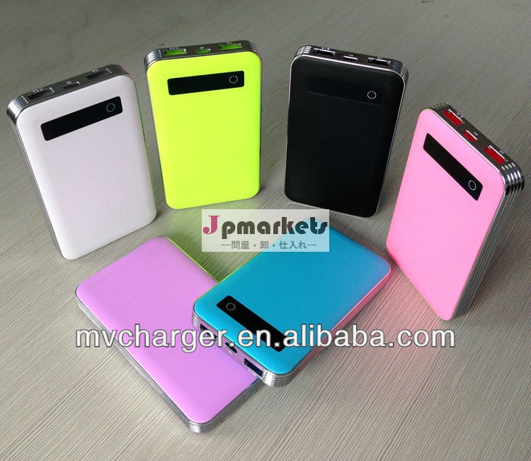最新のカラフルな2014年8000mahのスリムパワーバンク用iphone/ipad/スマートフォン問屋・仕入れ・卸・卸売り