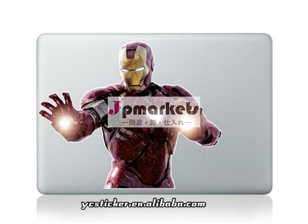 メーカーが卸売アイアンマン用ステッカーmacbookの皮のステッカー問屋・仕入れ・卸・卸売り