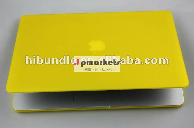 ゴムのマットは終えたmacbookの空気13のための堅いカバー場合を"問屋・仕入れ・卸・卸売り