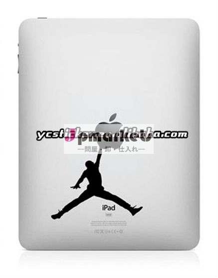ipad用黒デカールステッカーjordoni pad用のビニールステッカー問屋・仕入れ・卸・卸売り