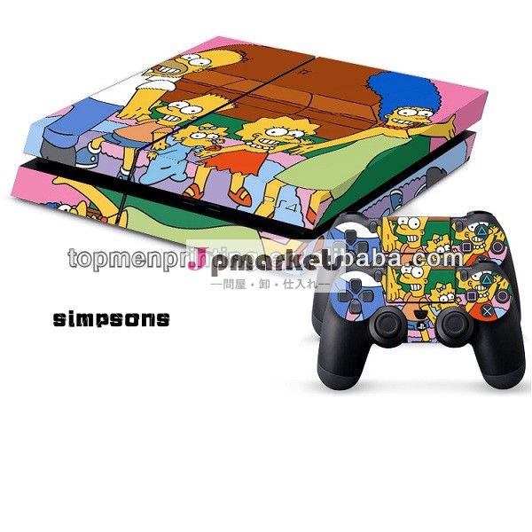 幸せなシンプソンズplaystation4ps4コンソールソニー用皮のステッカー問屋・仕入れ・卸・卸売り