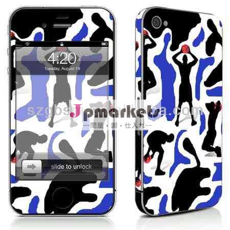 新しい到着!!! 安いスキンiphone用シール紙4販売のための唯一の10個moq/design問屋・仕入れ・卸・卸売り