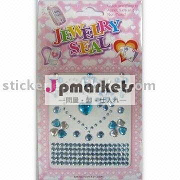 arcylicラインストーン050ステッカー携帯電話のステッカー問屋・仕入れ・卸・卸売り
