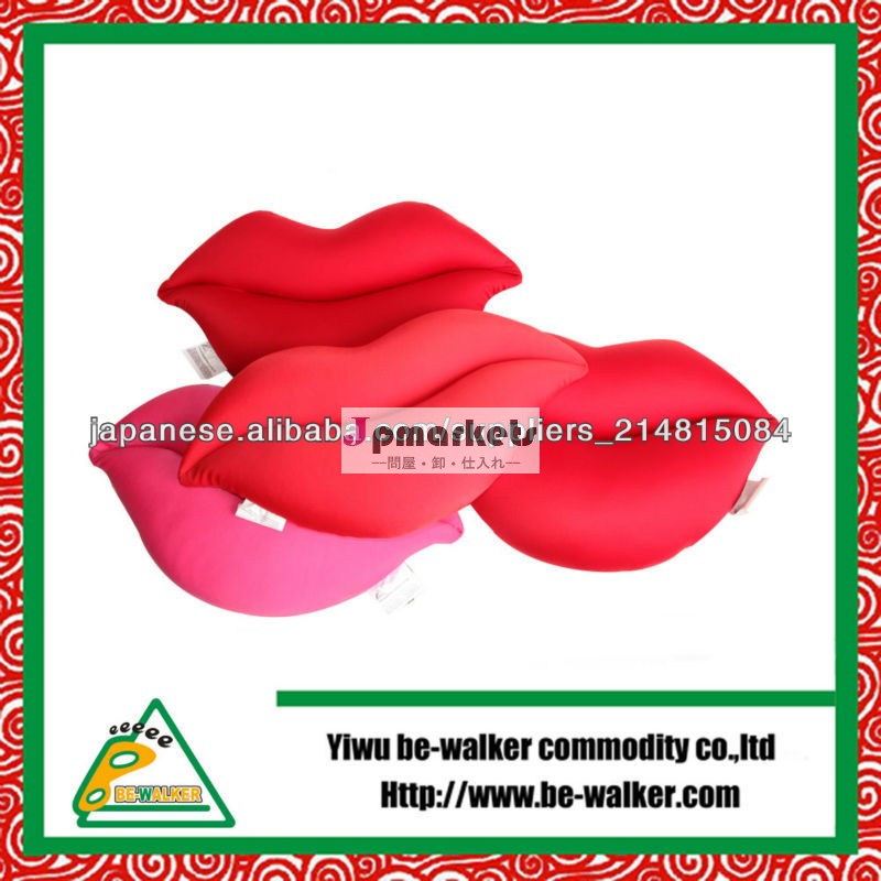 バレンタインギフトは,唇の形をマイクロビーズクッション枕を愛する問屋・仕入れ・卸・卸売り