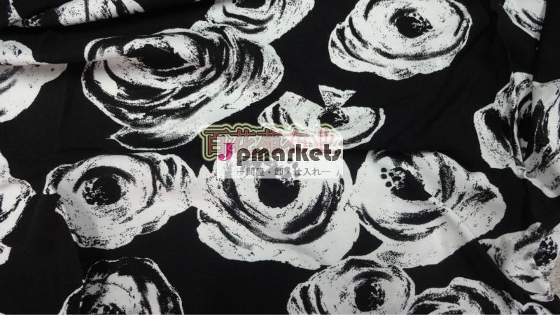 レーヨンポリエステルスパンデックスポンチローマファブリックディt/rプリント問屋・仕入れ・卸・卸売り