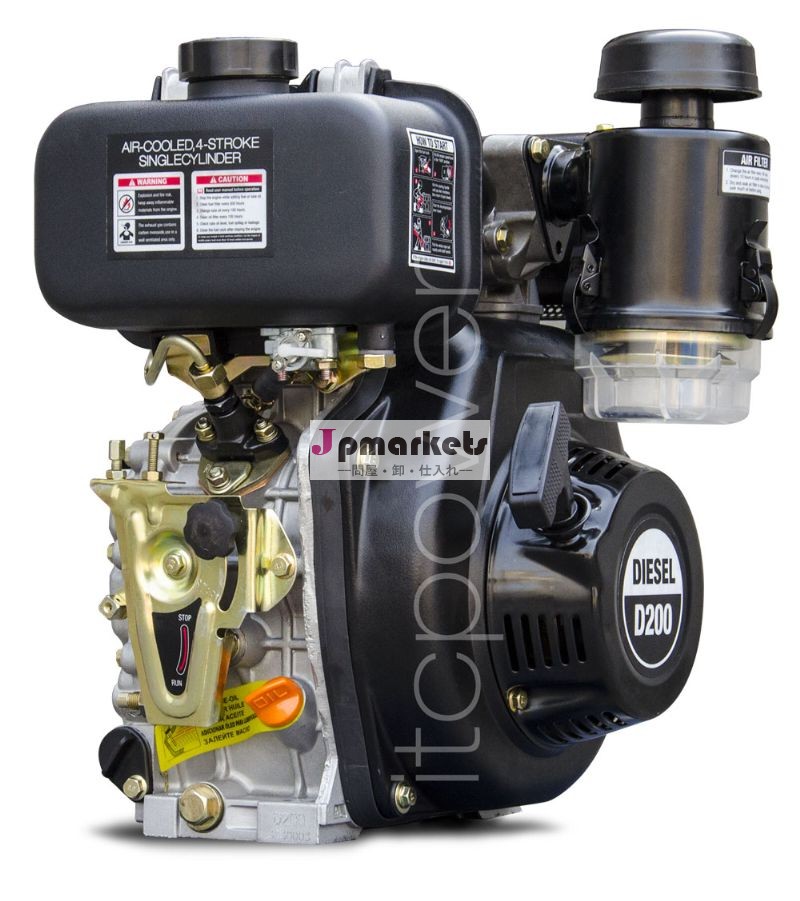 ディーゼルエンジンi tcpowerd300( 6hp) 1- シリンダー4ストロークディーゼルエンジンの販売のための問屋・仕入れ・卸・卸売り
