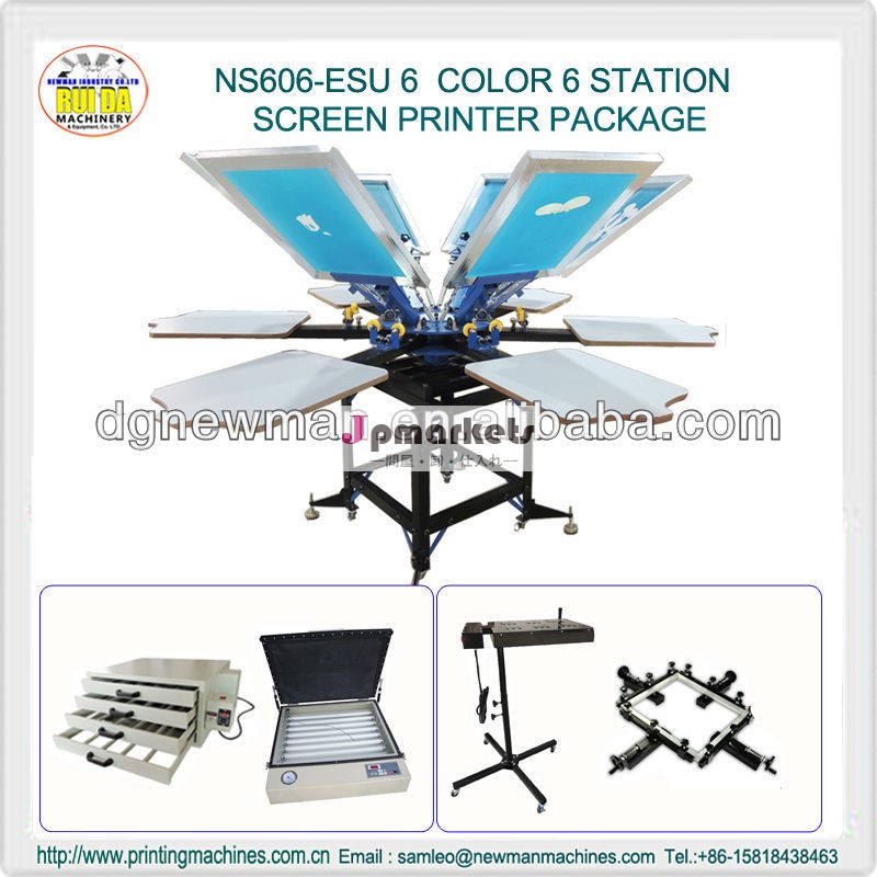6ns606-esu色スクリーン印刷機問屋・仕入れ・卸・卸売り
