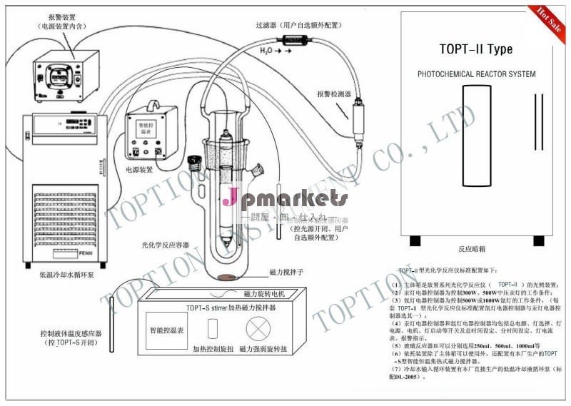千ミリリットル示した値- ii多機能光化学反応器問屋・仕入れ・卸・卸売り