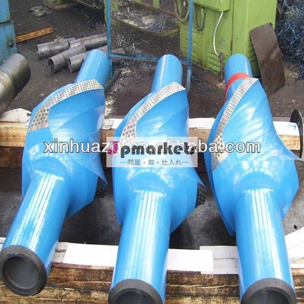 鋼鍛造スタビライザーで使用して一体スパイラル掘削機器問屋・仕入れ・卸・卸売り