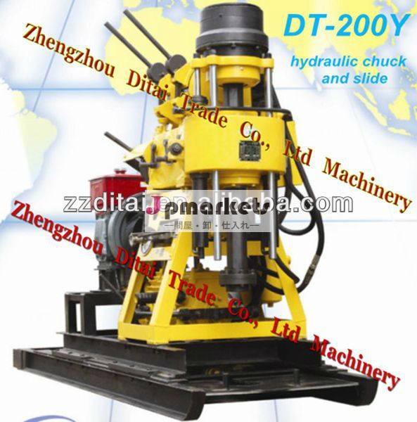 サンプルdt-200y油圧ドリルリグコアリング販売のための最大200mまで( 油圧チャックやボール使用可能)問屋・仕入れ・卸・卸売り