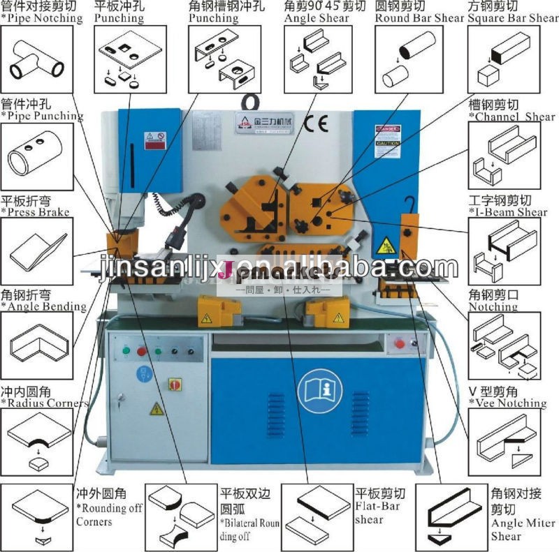diw60seriesパンチカット加工パンチングマシン油圧プレス問屋・仕入れ・卸・卸売り