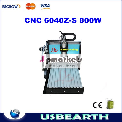 Cncルータcnc6040z-s800w、 水冷彫刻ドリルとフライス盤、 cnc6040z-sリミットスイッチ付問屋・仕入れ・卸・卸売り