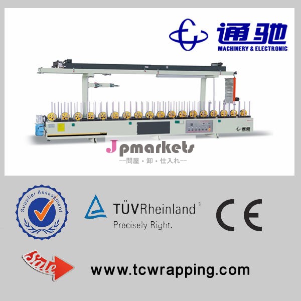 Pvcフィルムプロファイルラミネートマシンスライドドア用/移動ドア/食器棚/ワードローブ/装飾の家具問屋・仕入れ・卸・卸売り