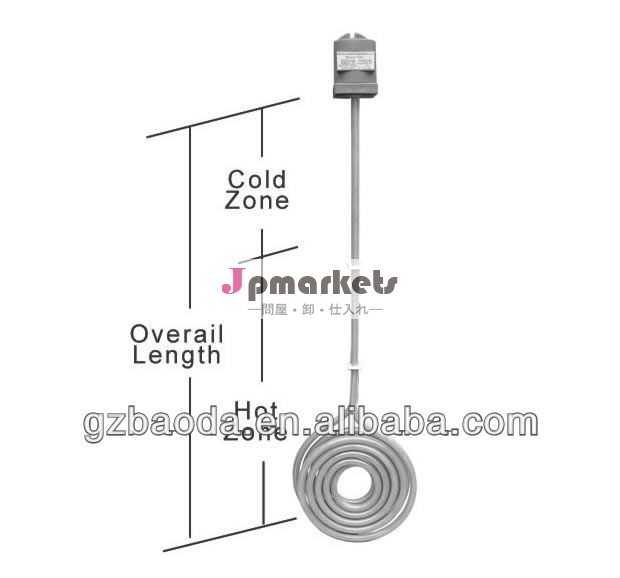 低表面ワットフルオロポリマー( ptfe) 浸漬ヒーター問屋・仕入れ・卸・卸売り