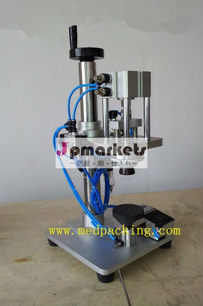 空気圧マシンをキャッピング香水、 香水瓶のシール機、 半- 自動キャッピングマシン問屋・仕入れ・卸・卸売り