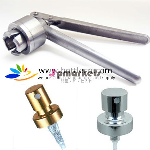 11mm/fea15mm/20mm/21mm香水瓶の噴霧器のポンプatomiizerクリンパー手manual/半- 自動シーリングマシンを圧着問屋・仕入れ・卸・卸売り