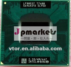 トレイパッキング素晴らしい状態sl9sdインテルcore2duot7600ソケットm小さなcpuデュアルコア問屋・仕入れ・卸・卸売り