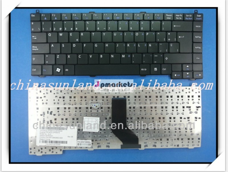 ためのラップトップのキーボードlgr410r480黒スペイン語のラップトップのキーボード問屋・仕入れ・卸・卸売り