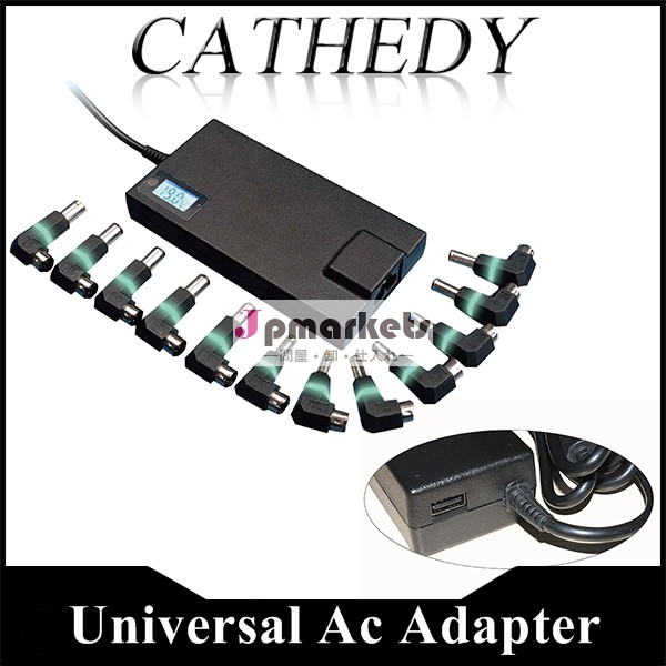 ユニバーサルacアダプタ１２90wconnectersledライト付きusbポートユニバーサル電源ノートpc用アダプター問屋・仕入れ・卸・卸売り
