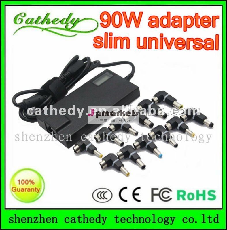 90wスリムユニバーサルラップトップアダプター充電器のヒント12電源acdcアダプタ90w110-220v問屋・仕入れ・卸・卸売り