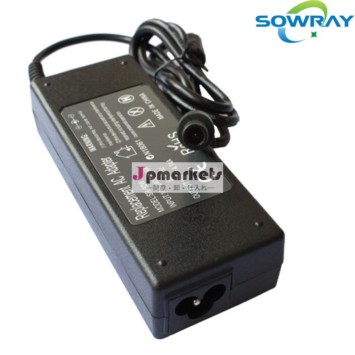 ノートパソコン用acアダプター充電器馬力チップサイズ19v4.74a90w7.4mm*5.0mmhp用電源アダプタ90wとeu/私達/英国/auケーブル問屋・仕入れ・卸・卸売り