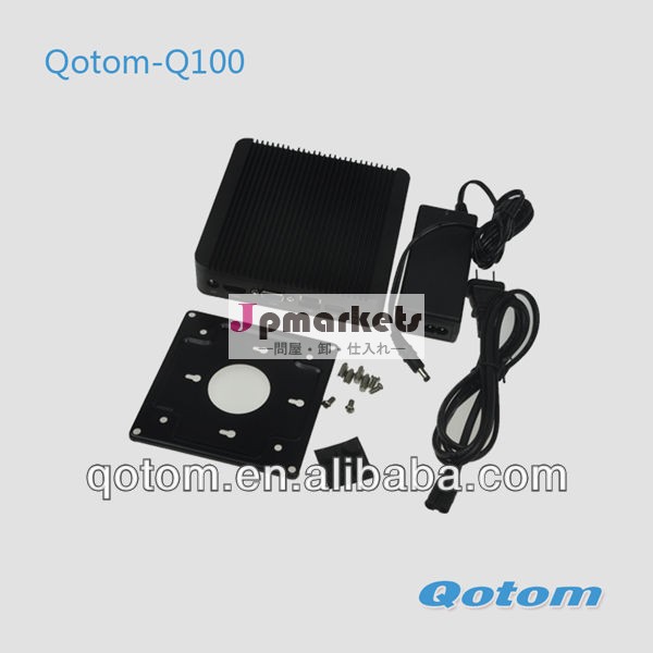ミニpcファンレス1037u1.8ghzデュアルエンベデッドオーディオサポートbluetooth、 qotom- q100問屋・仕入れ・卸・卸売り