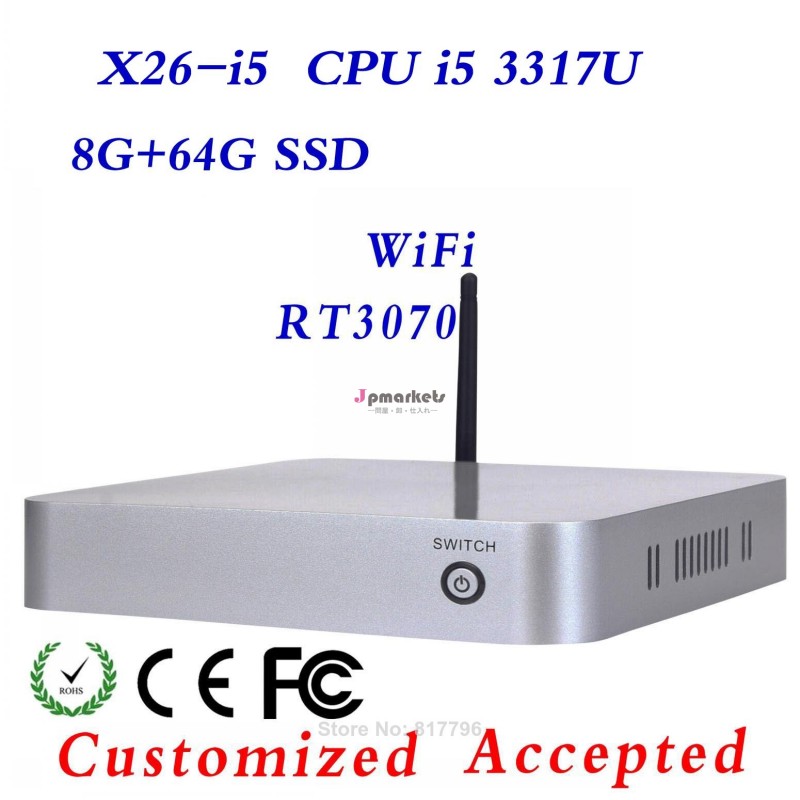 Pcマイクロpcwindowssmallminipcx26-i58g64Ｇramssdサポートフル- スクリーンの映画やゲーム2d超低消費電力問屋・仕入れ・卸・卸売り