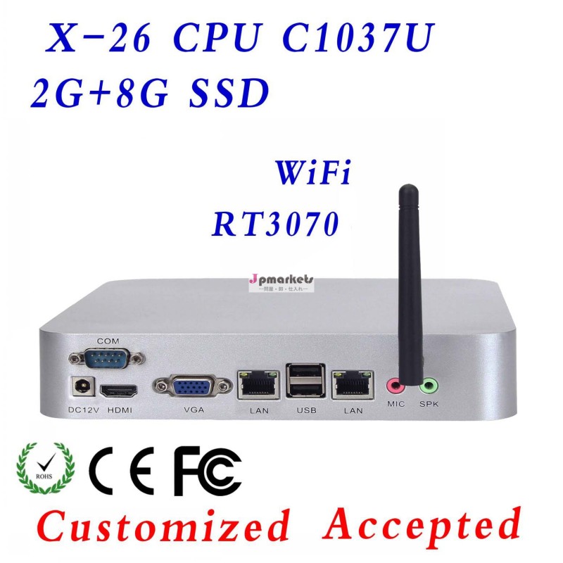 コンピュータミニpcデスクトップコンピュータのwindowsxpx-26c1037u2*rj45lanポート2gラム8gubuntuの最も安いssdサポートのlinuxos問屋・仕入れ・卸・卸売り