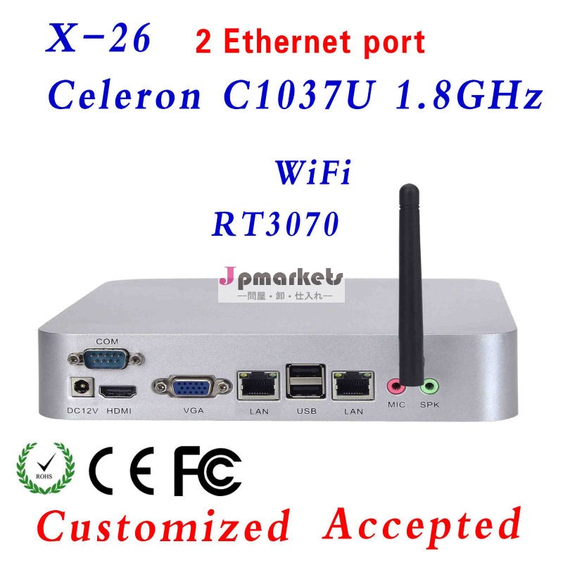 マイクロサーバの窓8ミニpcシンクライアント無線lanlanポートx-26c1037u2*rj452gラム128グラムssdサポートのlinuxosubuntuの最も安い問屋・仕入れ・卸・卸売り