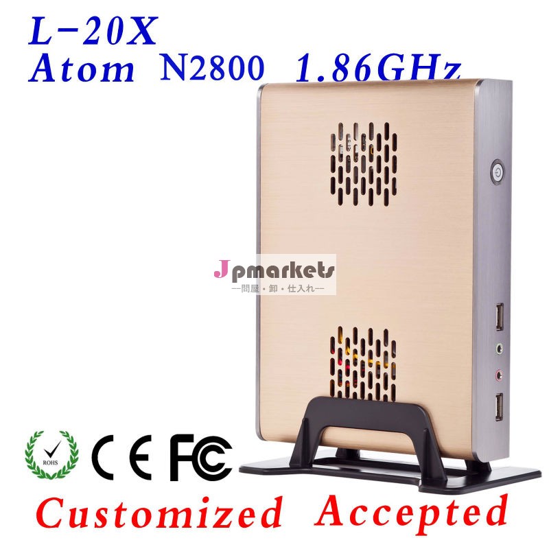 ネットトップpcミニpcインテル工業用pcl-20xn28004gラムラン16グラムssdのlinux/ubuntuの/ウィンドウ7ファンレス設計問屋・仕入れ・卸・卸売り