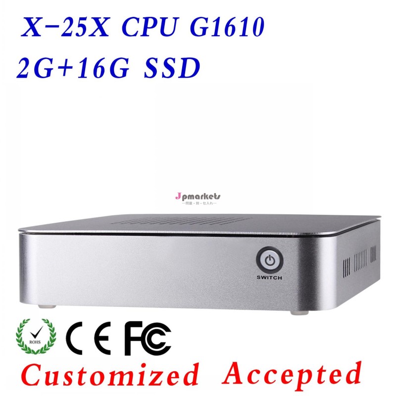 ミニデスクトップpcミニpcubuntuの産業用pcサポートのlinuxosx-25xg16102gラム16gubuntuの高性能ssd問屋・仕入れ・卸・卸売り