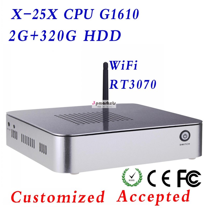 Windowspchdmiミニlinuxサーバpcのwindows7ubuntuのサポートのlinuxosx-25xg16102gラム320グラムhdd高性能問屋・仕入れ・卸・卸売り