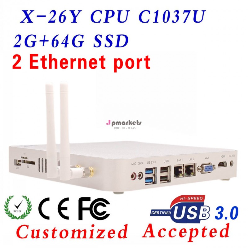 定期的にコンピュータの小型pcc1037uc1037uc1037u小さなpcポート64Ｇx-26y2*rj452gのramssdサポートhdビデオを株式!問屋・仕入れ・卸・卸売り