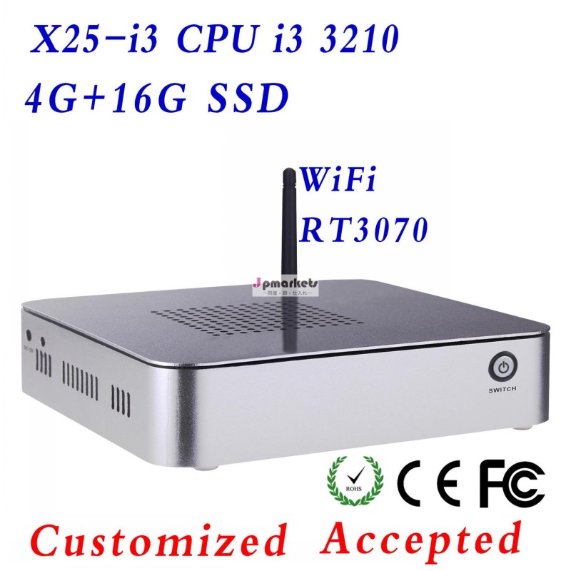 ホット!! Miniコンピュータi3ミニpcデスクトップマシン32103.2ghzのintelcorei3は4*usb2.0,1*hdmi1.3,1*vga問屋・仕入れ・卸・卸売り