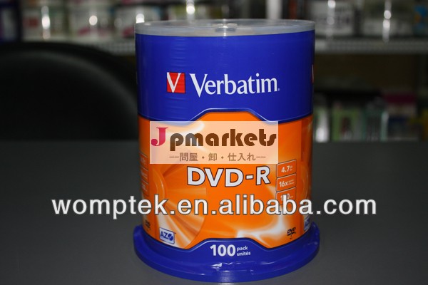 ブランクdvd-rverbatim#4354916x/100pkケーキボックス/台湾製問屋・仕入れ・卸・卸売り