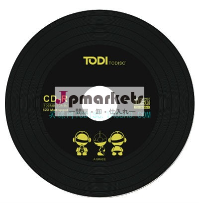 Djのための着色された音楽cdで音楽メモリ52x700mb/80分palyingtime/52x走行速度問屋・仕入れ・卸・卸売り