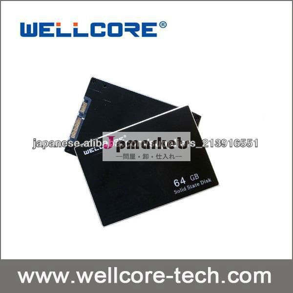 Wellcore高品質2.5 "SATAII MLC64ギガバイト インテル SSDがトリムとドライブ問屋・仕入れ・卸・卸売り