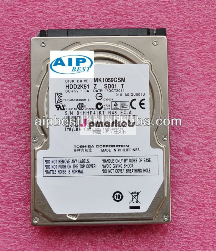 Origional1tb5400rmpmk1059gsm2.5インチsataラップトップのハードドライブ問屋・仕入れ・卸・卸売り
