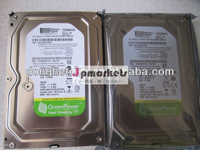 ハードドライブsata3.5インチwd5000avds7200回転ハードディスクドライブ用のラップトップコンピュータ問屋・仕入れ・卸・卸売り