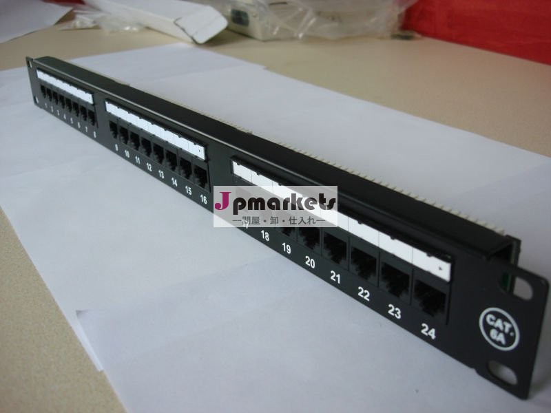 1u24ポートrj45cat5e/6/同封6autpパッチパネル問屋・仕入れ・卸・卸売り