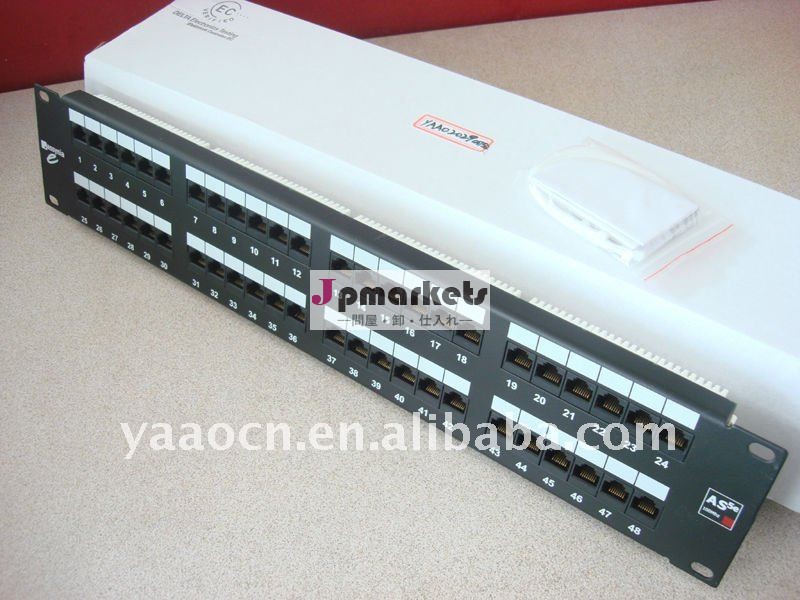 48港Cat5e及びCat6 UTPのパッチ盤問屋・仕入れ・卸・卸売り