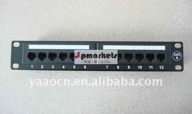 壁の台紙10はCat6 12港UTPのパッチ盤をじりじり動かす問屋・仕入れ・卸・卸売り