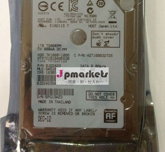 ノートパソコンhdd1tb1000gb2.57200回転32msata39.5ミリメートルノートパソコンのハードディスクドライブノートＨＤＤタバ- ycht1tb問屋・仕入れ・卸・卸売り
