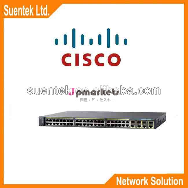 新しいcisco48ws-c2960-48tc-sポートギガビットスイッチ問屋・仕入れ・卸・卸売り