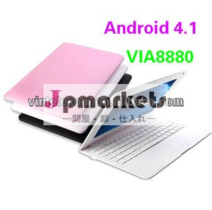 新しいアンドロイドノートパソコン2014年10インチ非常に安価なミニvia88804.1ラップトップアンドロイドのネットブックのための問屋・仕入れ・卸・卸売り