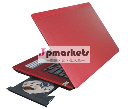 新しいブランドのラップトップpcのインテル14'' d25001.86ghzデュアルコアwindows7レッドカラーのnetbook問屋・仕入れ・卸・卸売り