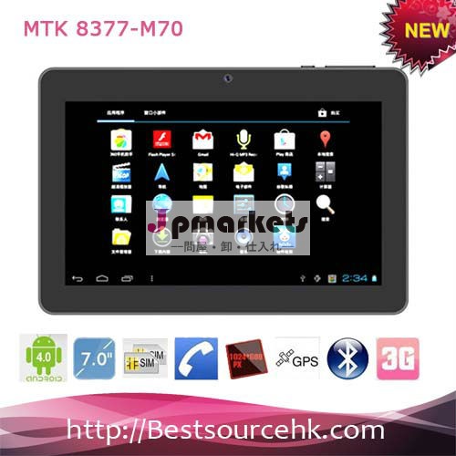 MTK8377 dual core tablet pc M72 with 7 inch 1024*600 screen support GPS Bluetooth 3G WiFi問屋・仕入れ・卸・卸売り