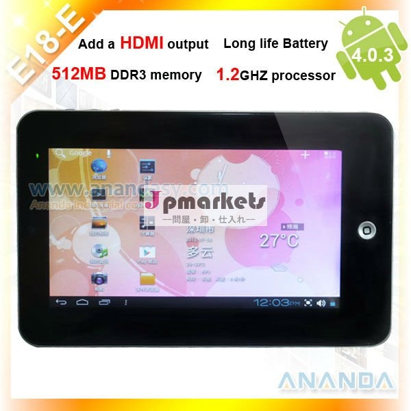 最も安い販売のトップ! 4.07インチアンドロイドタブレットpc中国最低価格問屋・仕入れ・卸・卸売り